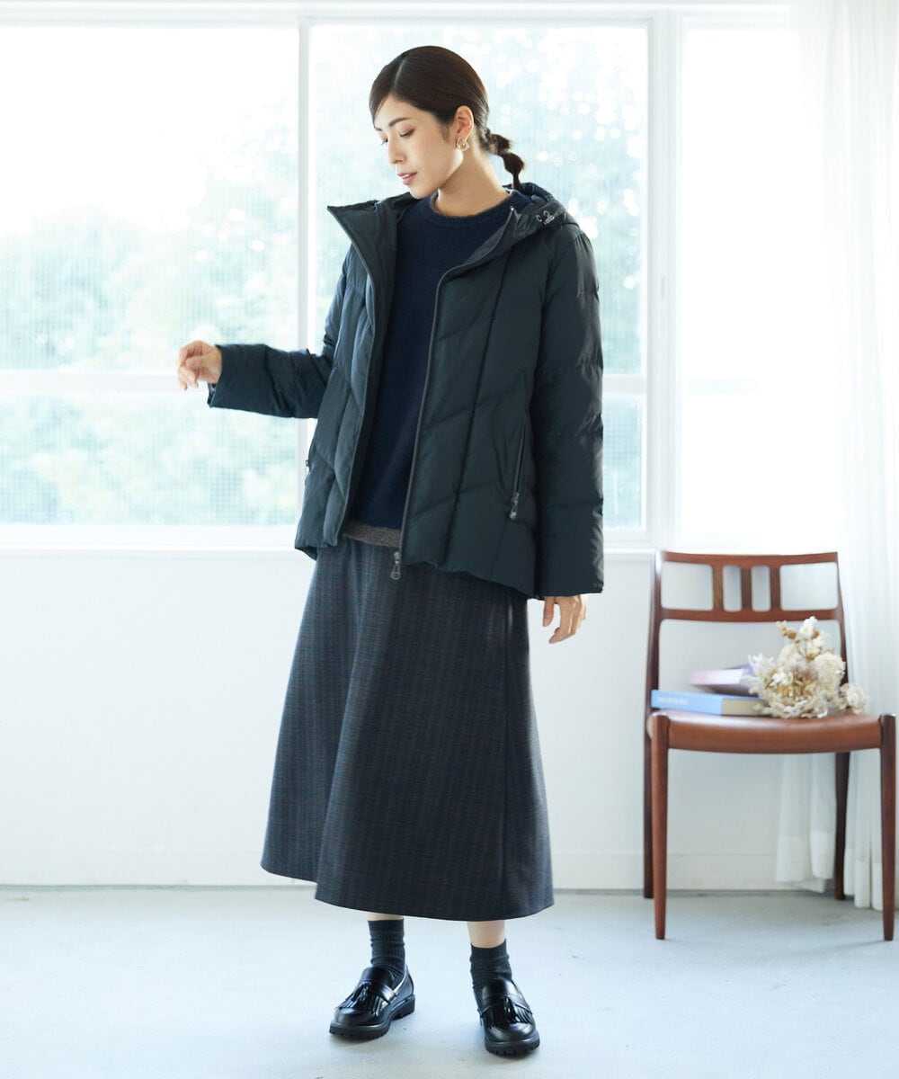 NHDAE31590 GIANNI LO GIUDICE(小さいサイズ)(メゾン ドゥ サンク) タフタメモリーダウンジャケット グリーン