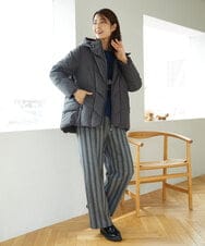 NHDAE31590 GIANNI LO GIUDICE(小さいサイズ)(メゾン ドゥ サンク) タフタメモリーダウンジャケット グリーン