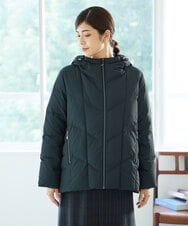NHDAE31590 GIANNI LO GIUDICE(小さいサイズ)(メゾン ドゥ サンク) タフタメモリーダウンジャケット グリーン