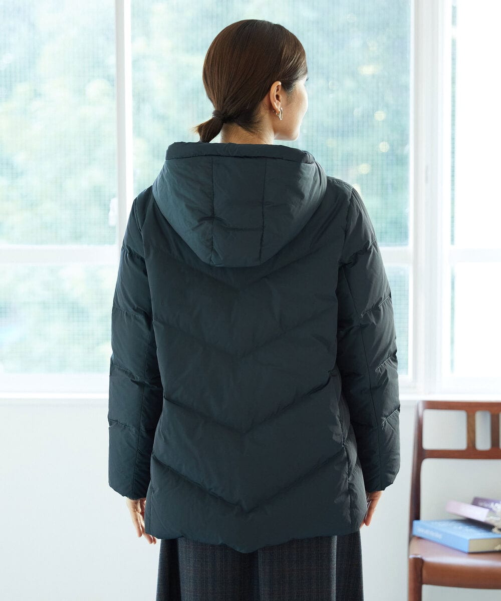 NHDAE31590 GIANNI LO GIUDICE(小さいサイズ)(メゾン ドゥ サンク) タフタメモリーダウンジャケット グリーン