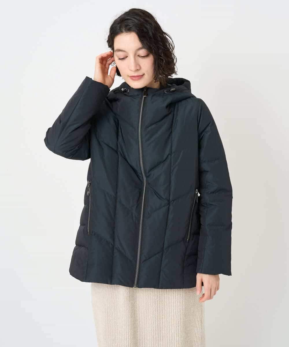 NHDAE31590 GIANNI LO GIUDICE(小さいサイズ)(メゾン ドゥ サンク) タフタメモリーダウンジャケット ダークグリーン