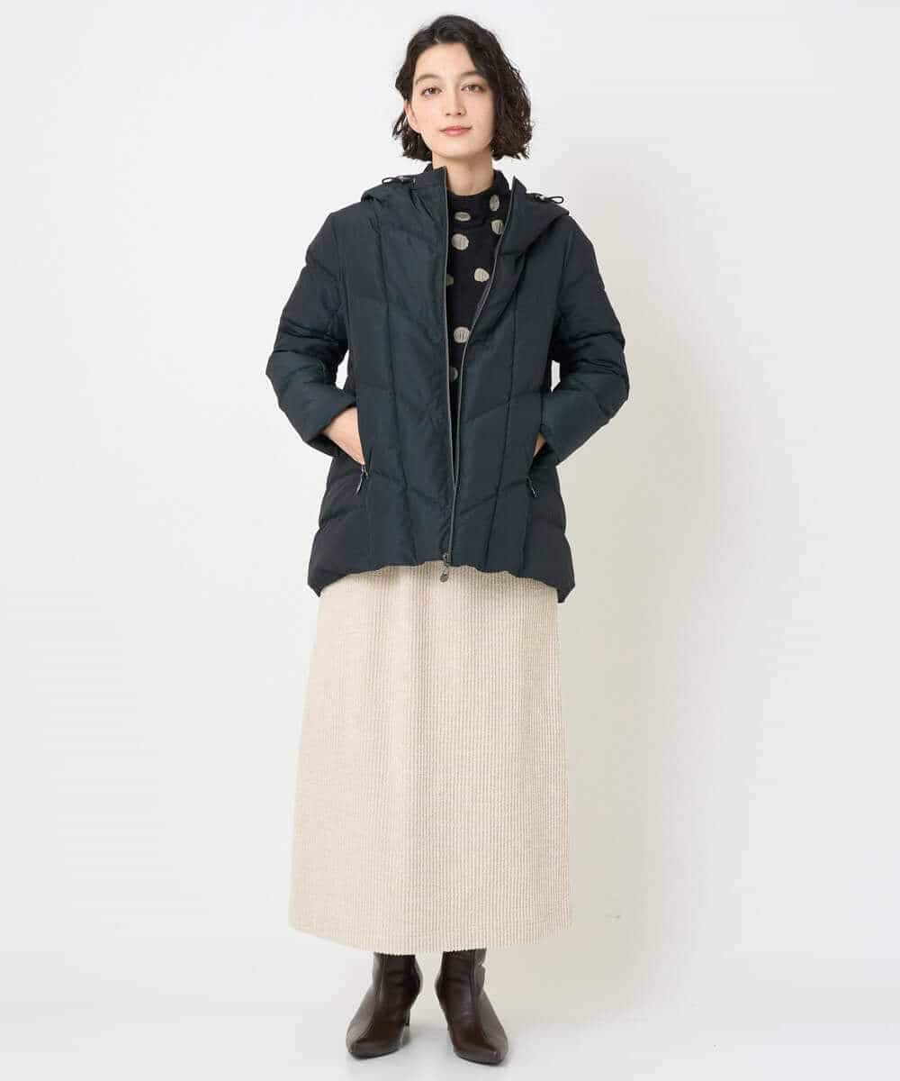 NHDAE31590 GIANNI LO GIUDICE(小さいサイズ)(メゾン ドゥ サンク) タフタメモリーダウンジャケット ダークグリーン