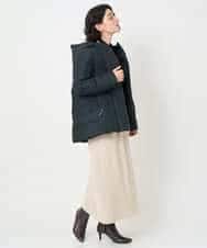 NHDAE31590 GIANNI LO GIUDICE(小さいサイズ)(メゾン ドゥ サンク) タフタメモリーダウンジャケット ダークグリーン