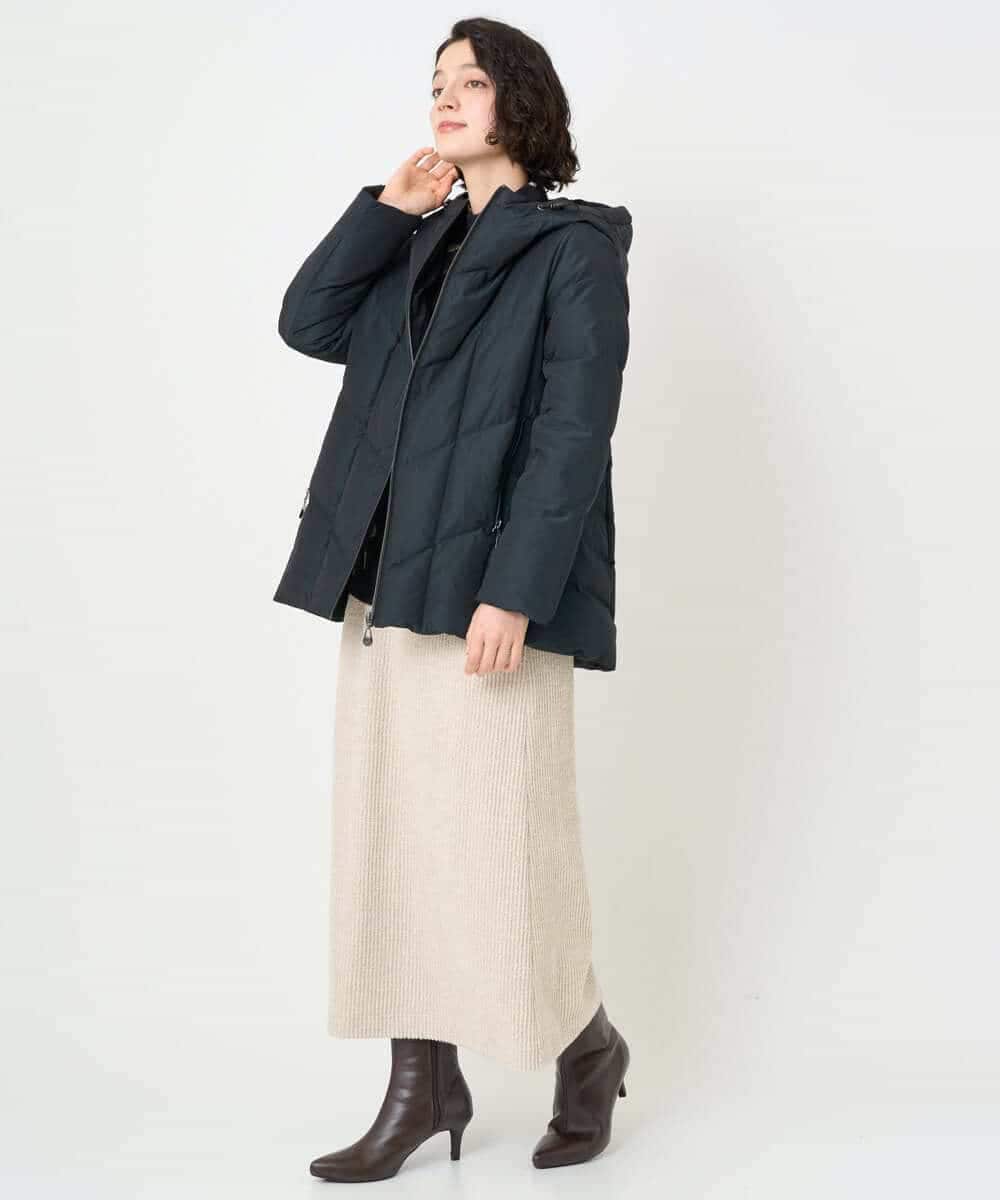 NHDAE31590 GIANNI LO GIUDICE(小さいサイズ)(メゾン ドゥ サンク) タフタメモリーダウンジャケット ダークグリーン