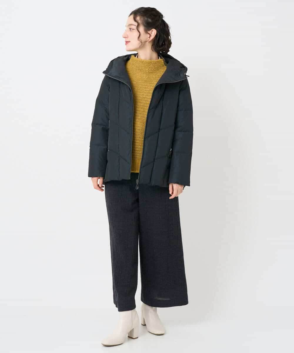 NHDAE31590 GIANNI LO GIUDICE(小さいサイズ)(メゾン ドゥ サンク) タフタメモリーダウンジャケット ダークグリーン