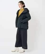 NHDAE31590 GIANNI LO GIUDICE(小さいサイズ)(メゾン ドゥ サンク) タフタメモリーダウンジャケット ダークグリーン