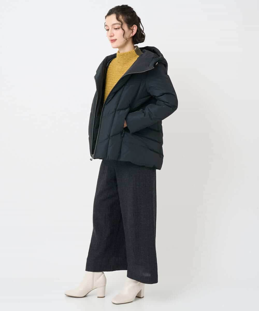 NHDAE31590 GIANNI LO GIUDICE(小さいサイズ)(メゾン ドゥ サンク) タフタメモリーダウンジャケット ダークグリーン