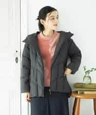 NHDAE31590 GIANNI LO GIUDICE(小さいサイズ)(メゾン ドゥ サンク) タフタメモリーダウンジャケット ブラウン