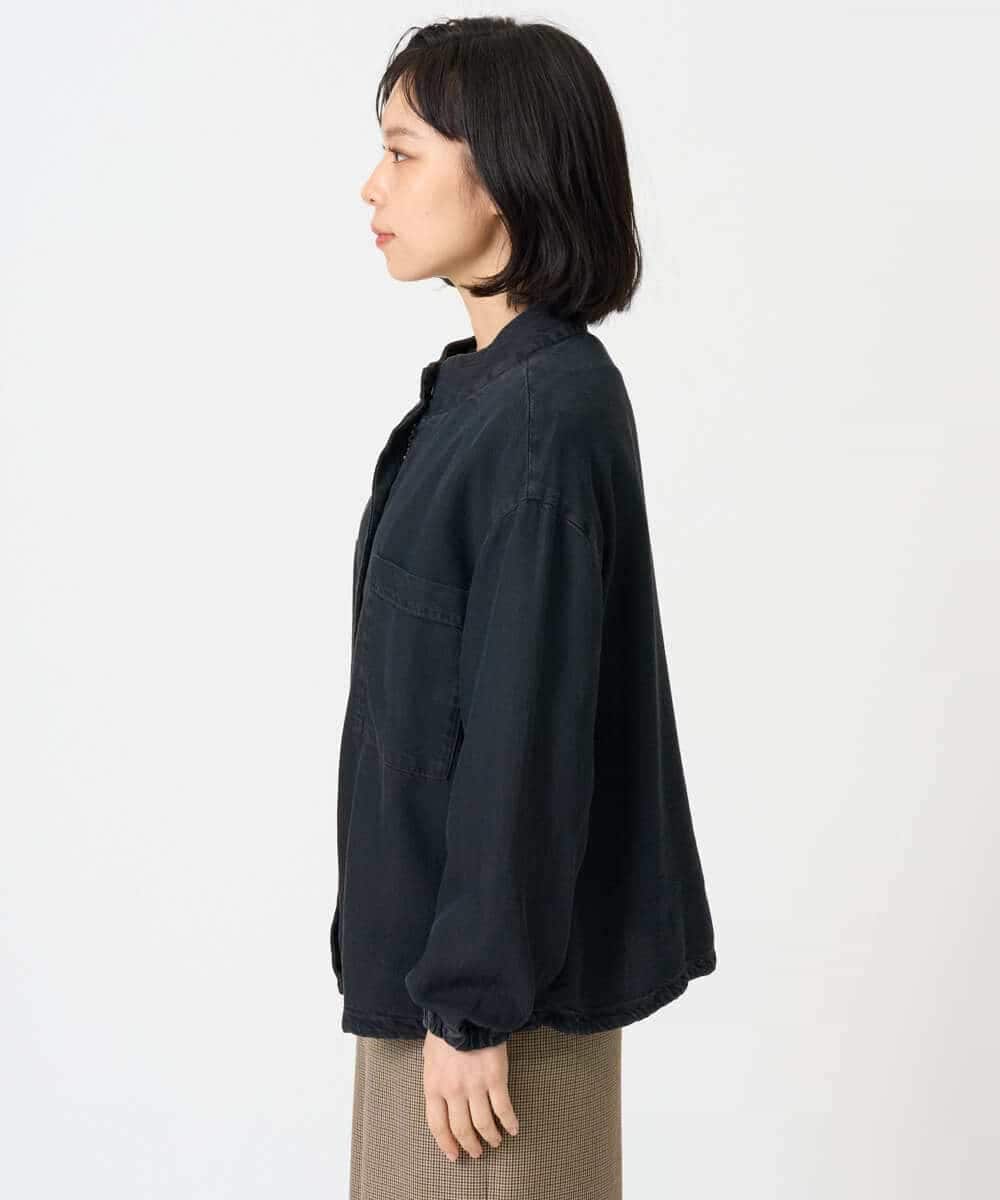 NHDAH37360 GIANNI LO GIUDICE(小さいサイズ)(メゾン ドゥ サンク) テンセルデニムヴィンテージブルゾン ダークグレー