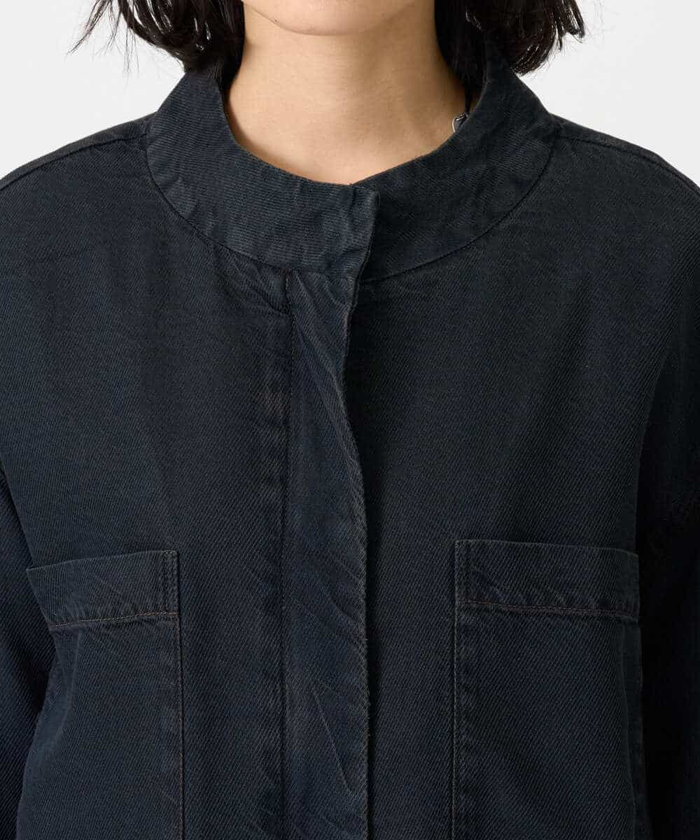 NHDAH37360 GIANNI LO GIUDICE(小さいサイズ)(メゾン ドゥ サンク) テンセルデニムヴィンテージブルゾン ダークグレー