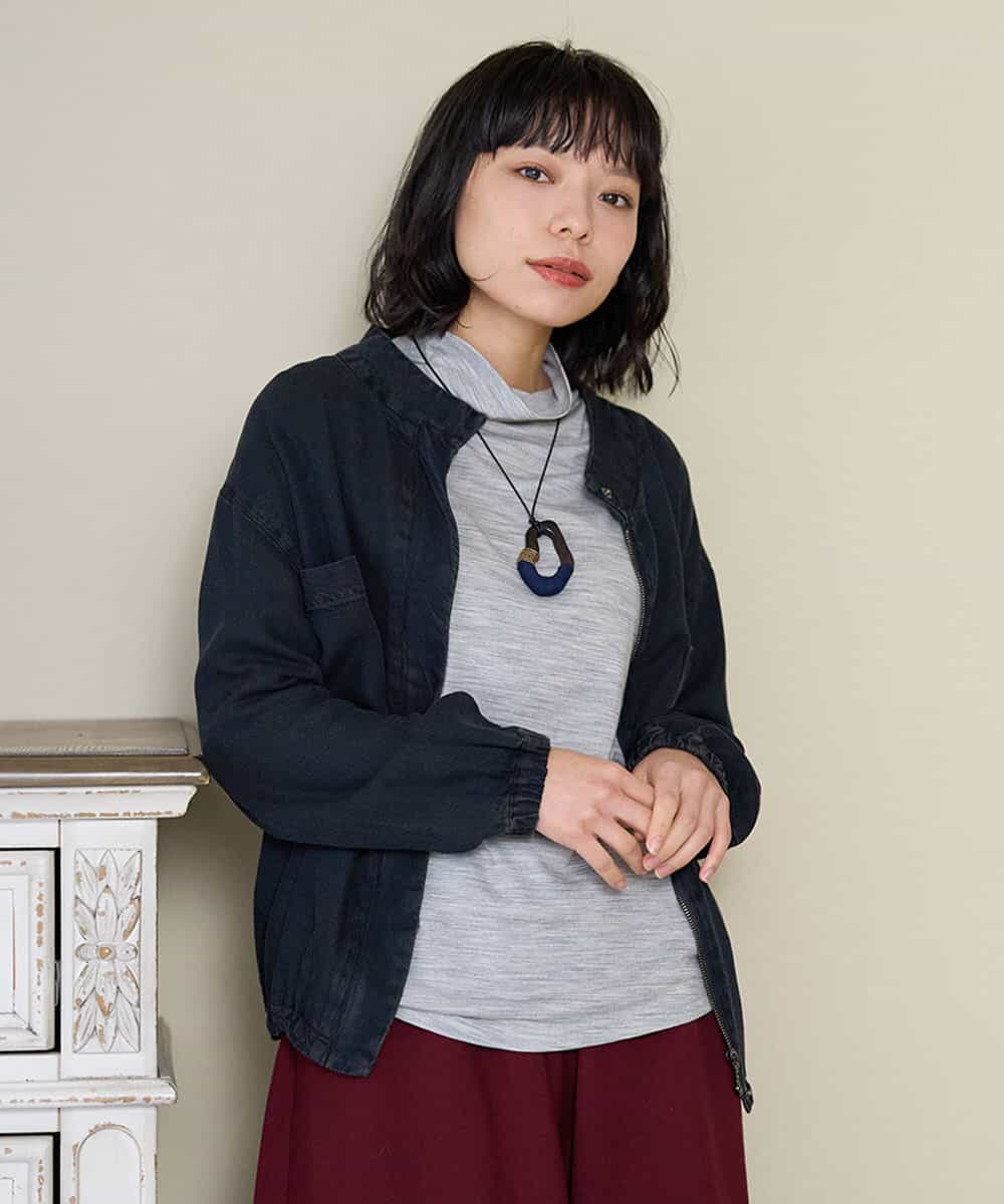 NHDAH37360 GIANNI LO GIUDICE(小さいサイズ) テンセルデニムヴィンテージブルゾン