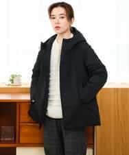 NHDAH45590 GIANNI LO GIUDICE(小さいサイズ)(メゾン ドゥ サンク) ドットタフタメモリーダウンコート ブラウン