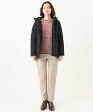 NHDAH45590 GIANNI LO GIUDICE(小さいサイズ)(メゾン ドゥ サンク) ドットタフタメモリーダウンコート ブラウン