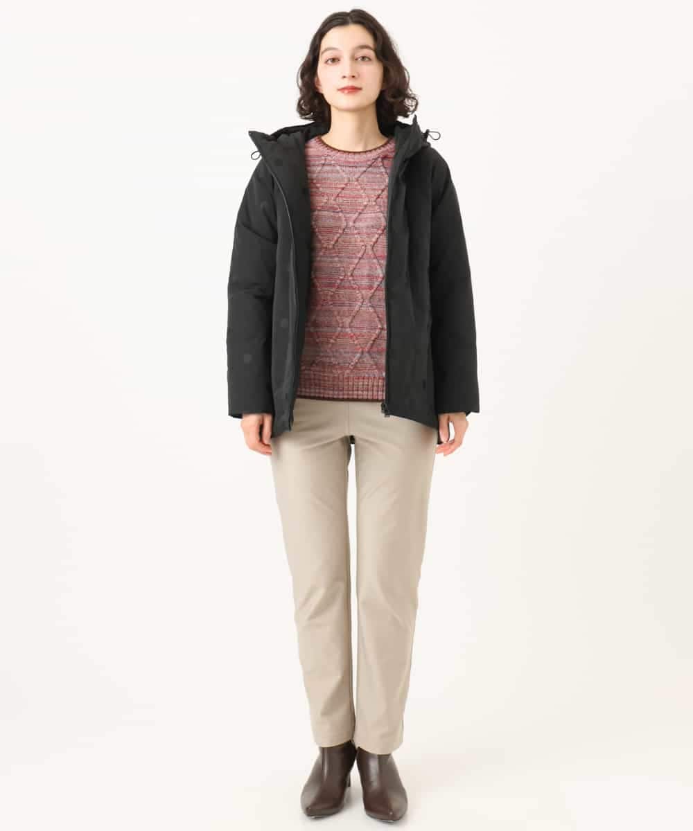 NHDAH45590 GIANNI LO GIUDICE(小さいサイズ)(メゾン ドゥ サンク) ドットタフタメモリーダウンコート ブラウン