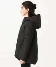 NHDAH45590 GIANNI LO GIUDICE(小さいサイズ)(メゾン ドゥ サンク) ドットタフタメモリーダウンコート ブラウン