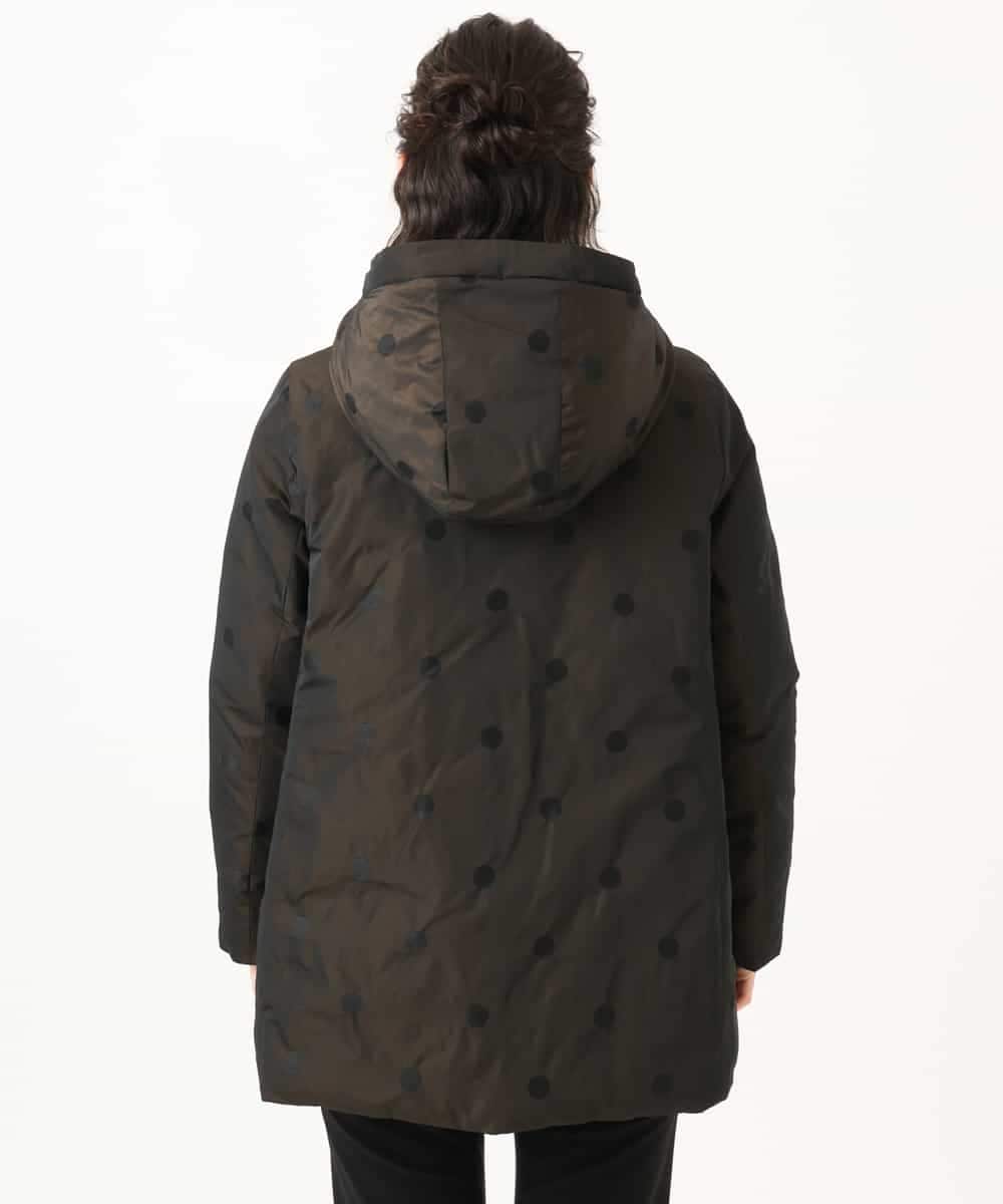 NHDAH45590 GIANNI LO GIUDICE(小さいサイズ)(メゾン ドゥ サンク) ドットタフタメモリーダウンコート ブラウン