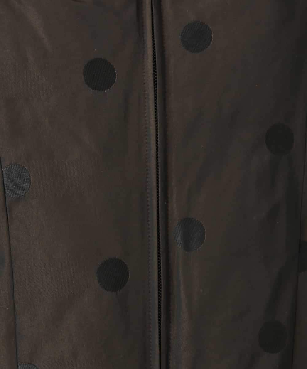 NHDAH45590 GIANNI LO GIUDICE(小さいサイズ)(メゾン ドゥ サンク) ドットタフタメモリーダウンコート ブラウン