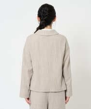 NHDAH46390 GIANNI LO GIUDICE(小さいサイズ)(メゾン ドゥ サンク) [セットアップ対応]ウールリファインガーゼジャケット ベージュ