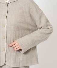 NHDAH46390 GIANNI LO GIUDICE(小さいサイズ)(メゾン ドゥ サンク) [セットアップ対応]ウールリファインガーゼジャケット ベージュ
