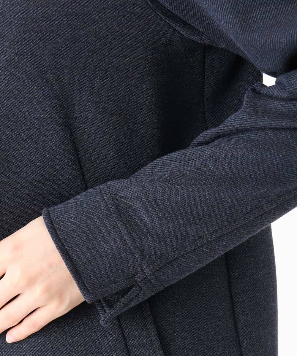 NHDAI83270 GIANNI LO GIUDICE(小さいサイズ)(メゾン ドゥ サンク) [セットアップ対応]デニムジャージーノーカラージャケット ネイビー