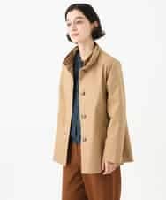 NHDAI84390 GIANNI LO GIUDICE(小さいサイズ)(メゾン ドゥ サンク) ストレッチツイルショートコート ベージュ