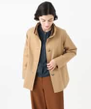 NHDAI84390 GIANNI LO GIUDICE(小さいサイズ)(メゾン ドゥ サンク) ストレッチツイルショートコート ベージュ