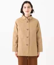 NHDAI84390 GIANNI LO GIUDICE(小さいサイズ)(メゾン ドゥ サンク) ストレッチツイルショートコート ベージュ