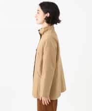 NHDAI84390 GIANNI LO GIUDICE(小さいサイズ)(メゾン ドゥ サンク) ストレッチツイルショートコート ベージュ