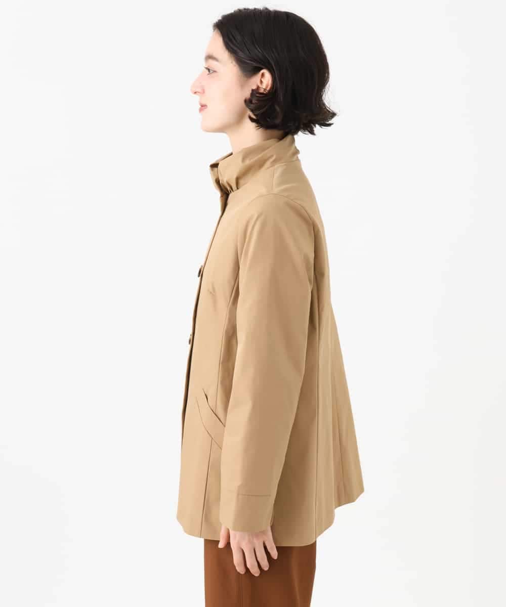 NHDAI84390 GIANNI LO GIUDICE(小さいサイズ)(メゾン ドゥ サンク) ストレッチツイルショートコート ベージュ
