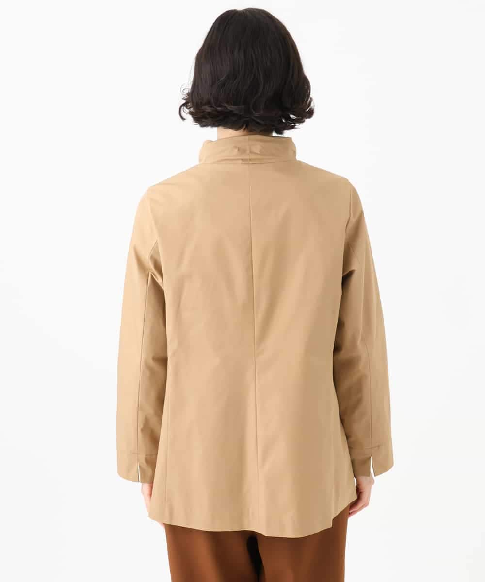 NHDAI84390 GIANNI LO GIUDICE(小さいサイズ)(メゾン ドゥ サンク) ストレッチツイルショートコート ベージュ