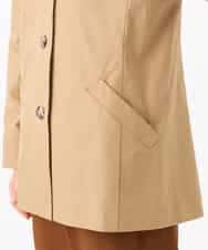 NHDAI84390 GIANNI LO GIUDICE(小さいサイズ)(メゾン ドゥ サンク) ストレッチツイルショートコート ベージュ