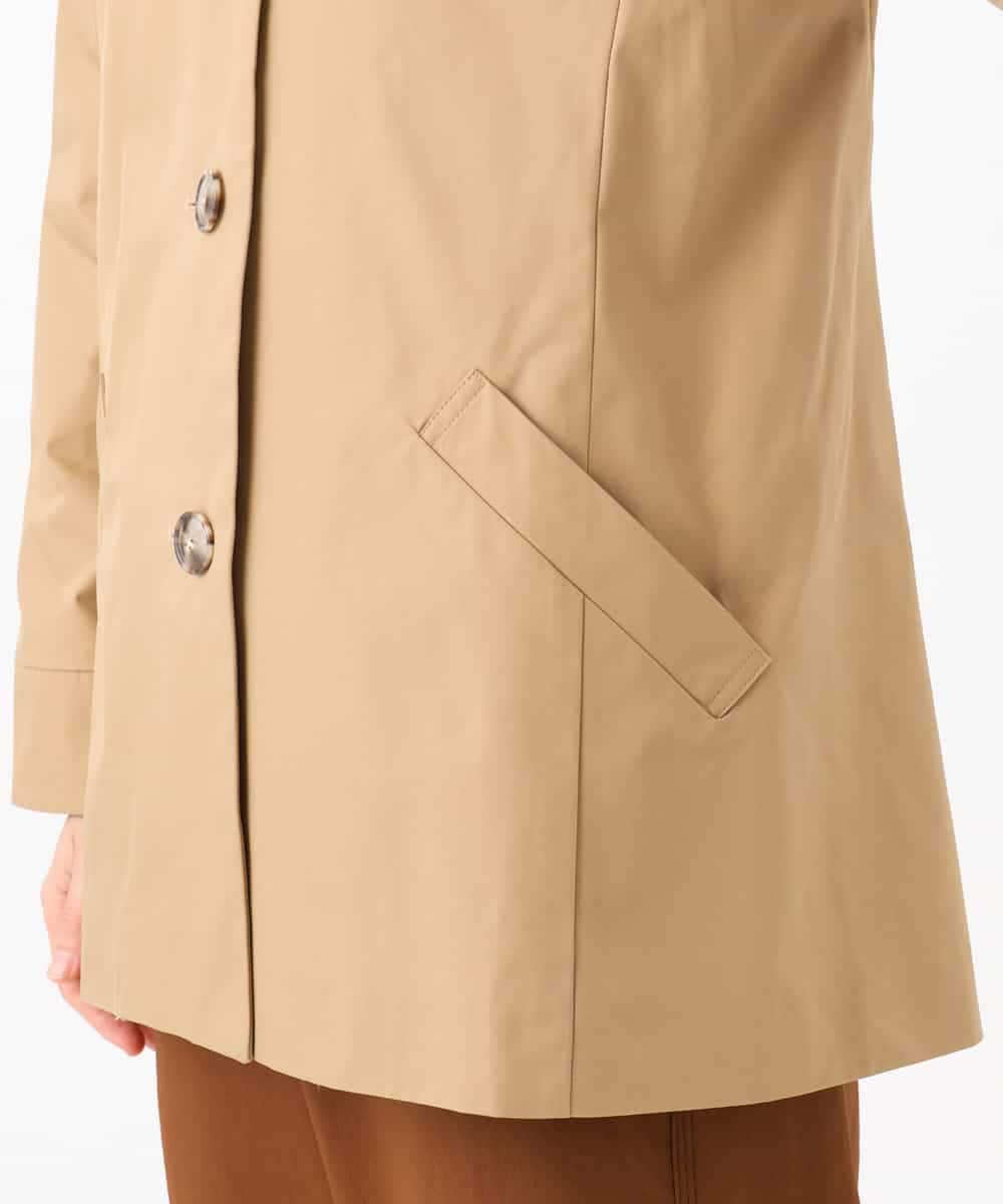 NHDAI84390 GIANNI LO GIUDICE(小さいサイズ)(メゾン ドゥ サンク) ストレッチツイルショートコート ベージュ