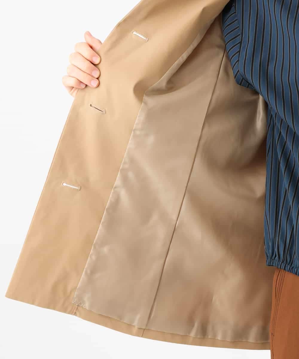 NHDAI84390 GIANNI LO GIUDICE(小さいサイズ)(メゾン ドゥ サンク) ストレッチツイルショートコート ベージュ