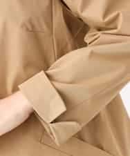 NHDAI84390 GIANNI LO GIUDICE(小さいサイズ)(メゾン ドゥ サンク) ストレッチツイルショートコート ベージュ
