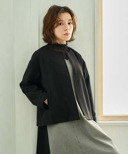 NHDAI86390 GIANNI LO GIUDICE(小さいサイズ) [セットアップ対応]ショート丈ノーカラーコート