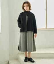 NHDAI86390 GIANNI LO GIUDICE(小さいサイズ)(メゾン ドゥ サンク) ショート丈ノーカラーコート アイボリー