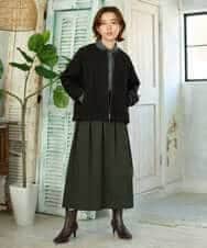 NHDAI86390 GIANNI LO GIUDICE(小さいサイズ)(メゾン ドゥ サンク) ショート丈ノーカラーコート アイボリー