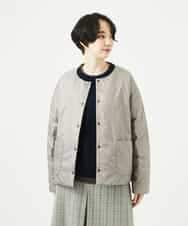 NHDCE51490 GIANNI LO GIUDICE(小さいサイズ)(メゾン ドゥ サンク) ソフトタフタリバーシブルダウン　 ネイビー