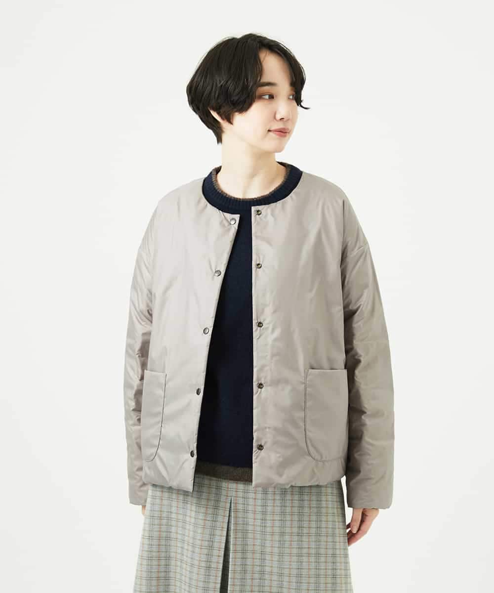 NHDCE51490 GIANNI LO GIUDICE(小さいサイズ)(メゾン ドゥ サンク) ソフトタフタリバーシブルダウン　 ネイビー