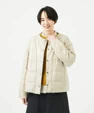 NHDCE51490 GIANNI LO GIUDICE(小さいサイズ)(メゾン ドゥ サンク) ソフトタフタリバーシブルダウン　 ネイビー