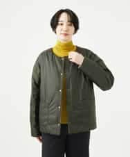 NHDCE51490 GIANNI LO GIUDICE(小さいサイズ)(メゾン ドゥ サンク) ソフトタフタリバーシブルダウン　 ネイビー