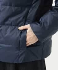 NHDCE51490 GIANNI LO GIUDICE(小さいサイズ)(メゾン ドゥ サンク) ソフトタフタリバーシブルダウン　 ネイビー