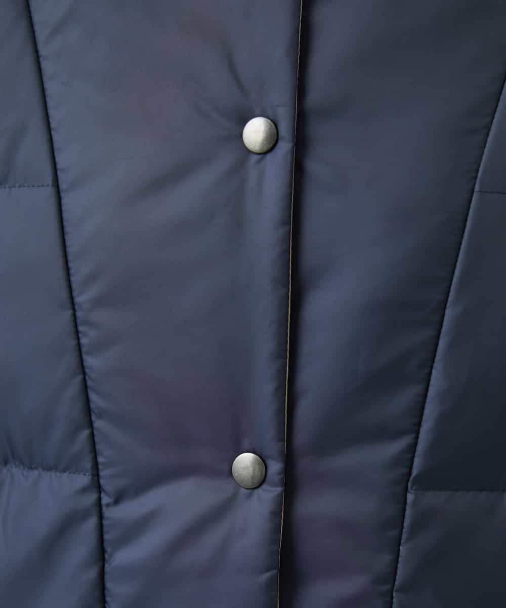 NHDCE51490 GIANNI LO GIUDICE(小さいサイズ)(メゾン ドゥ サンク) ソフトタフタリバーシブルダウン　 ネイビー