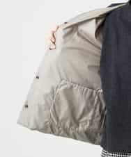 NHDCE51490 GIANNI LO GIUDICE(小さいサイズ)(メゾン ドゥ サンク) ソフトタフタリバーシブルダウン　 ネイビー