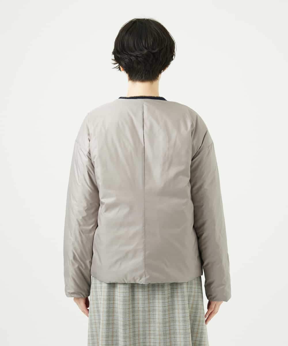 NHDCE51490 GIANNI LO GIUDICE(小さいサイズ)(メゾン ドゥ サンク) ソフトタフタリバーシブルダウン　 ネイビー