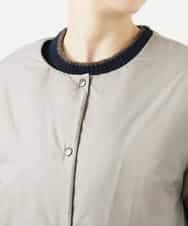 NHDCE51490 GIANNI LO GIUDICE(小さいサイズ)(メゾン ドゥ サンク) ソフトタフタリバーシブルダウン　 ネイビー