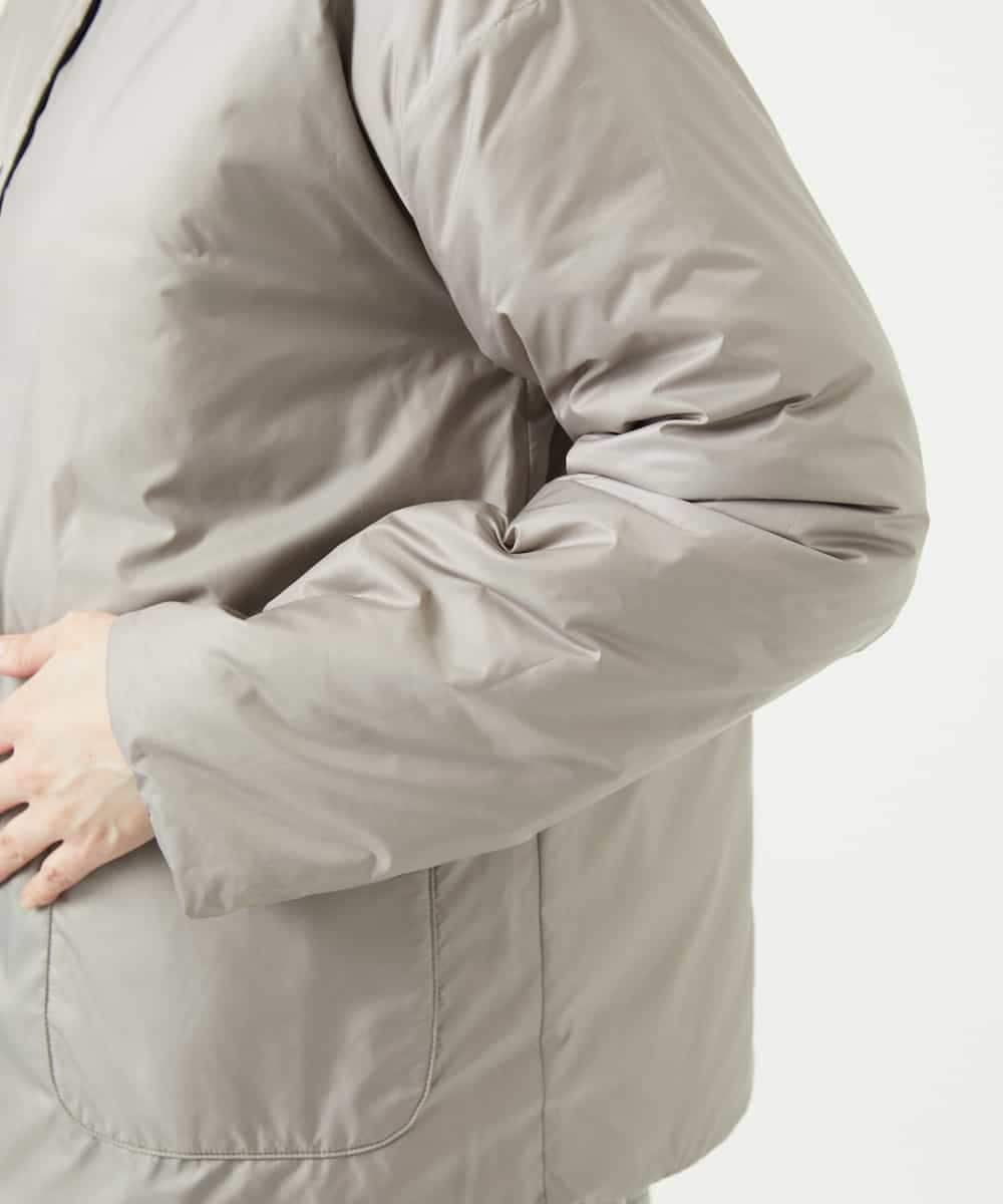 NHDCE51490 GIANNI LO GIUDICE(小さいサイズ)(メゾン ドゥ サンク) ソフトタフタリバーシブルダウン　 ネイビー