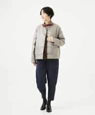 NHDCE51490 GIANNI LO GIUDICE(小さいサイズ)(メゾン ドゥ サンク) ソフトタフタリバーシブルダウン　 ネイビー