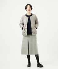 NHDCE51490 GIANNI LO GIUDICE(小さいサイズ)(メゾン ドゥ サンク) ソフトタフタリバーシブルダウン　 ネイビー