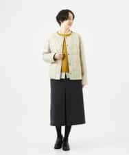 NHDCE51490 GIANNI LO GIUDICE(小さいサイズ)(メゾン ドゥ サンク) ソフトタフタリバーシブルダウン　 ネイビー